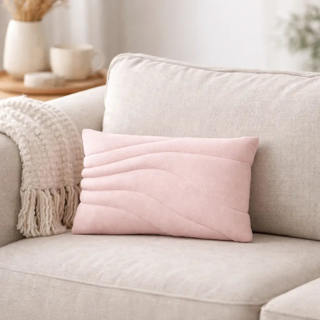 Cojín Decorativo Rosa 30 X 46 Cm Algodón  Room Essentials