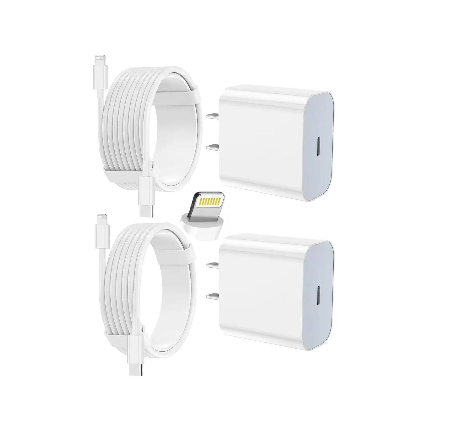 Cargador Rápido iPhone USB-C a Lightning 20W 1.8M MFi - Dayaoncy