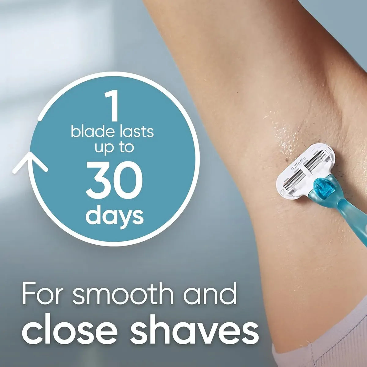 Gillette Venus Smooth Women's 3 Blades 4 Pack