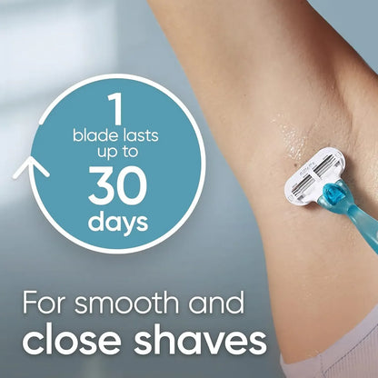 Gillette Venus Smooth Women's 3 Blades 4 Pack