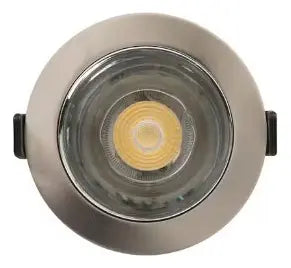 Lámpara Led Empotrable 3" Níquel 700 Lm Regulable CCT
