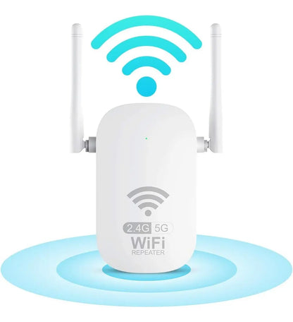 Repetidor WiFi 1200Mbps Banda Dual 5GHz y 2.4GHz