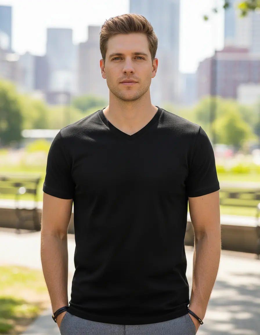 Playeras Camisas Cuello En V Para Hombre - Goodfellow & Co