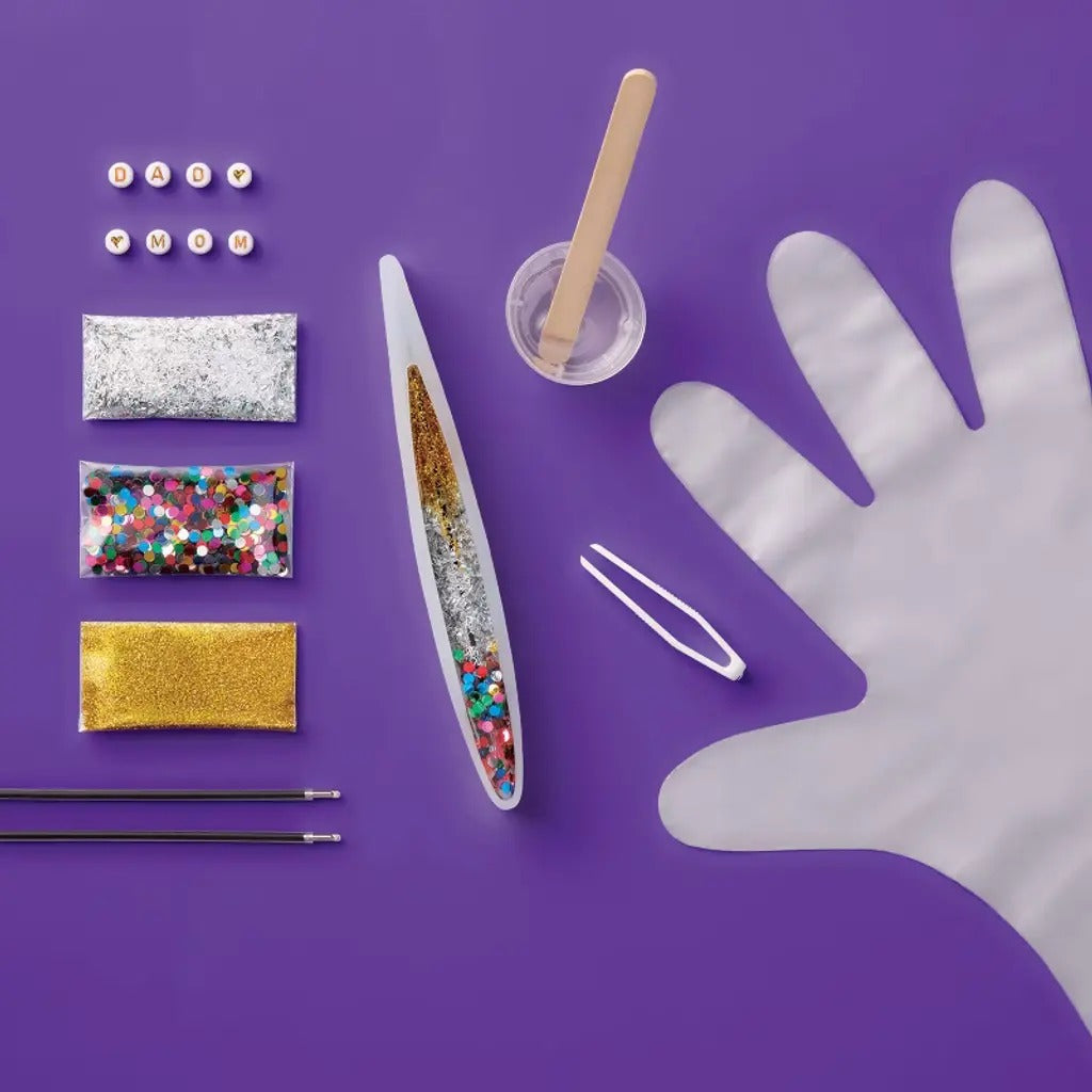 Kit DIY Plumas de Resina 3 Piezas – Manualidades Creativas