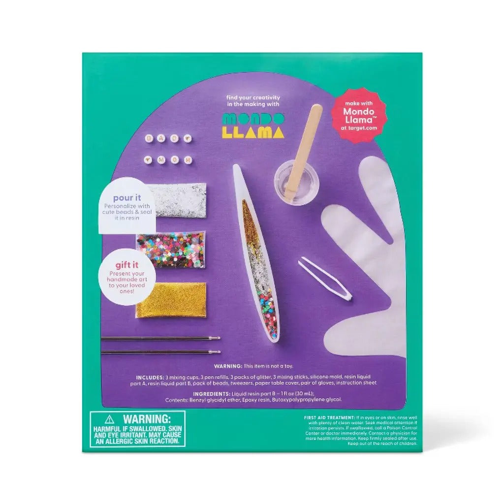 Kit DIY Plumas de Resina 3 Piezas – Manualidades Creativas