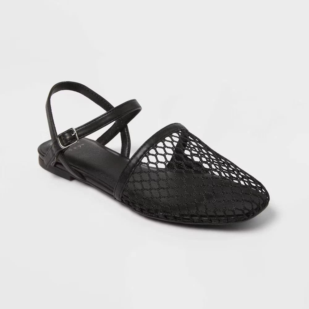 Flats Slingback Fishnet con Memory Foam Mujer  23 MX – A New Day