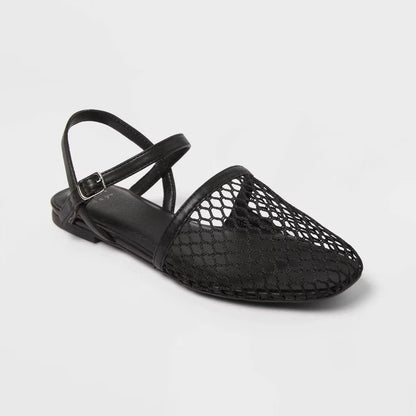 Flats Slingback Fishnet con Memory Foam Mujer  23 MX – A New Day