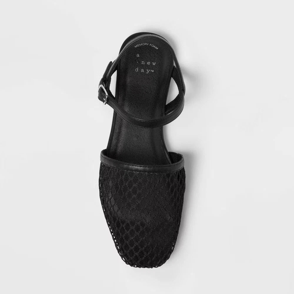 Flats Slingback Fishnet con Memory Foam Mujer  23 MX – A New Day