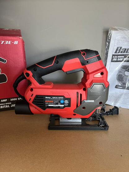 Sierra Caladora Orbital 6.5A Variable con Laser - Bauer (Usada como nueva)