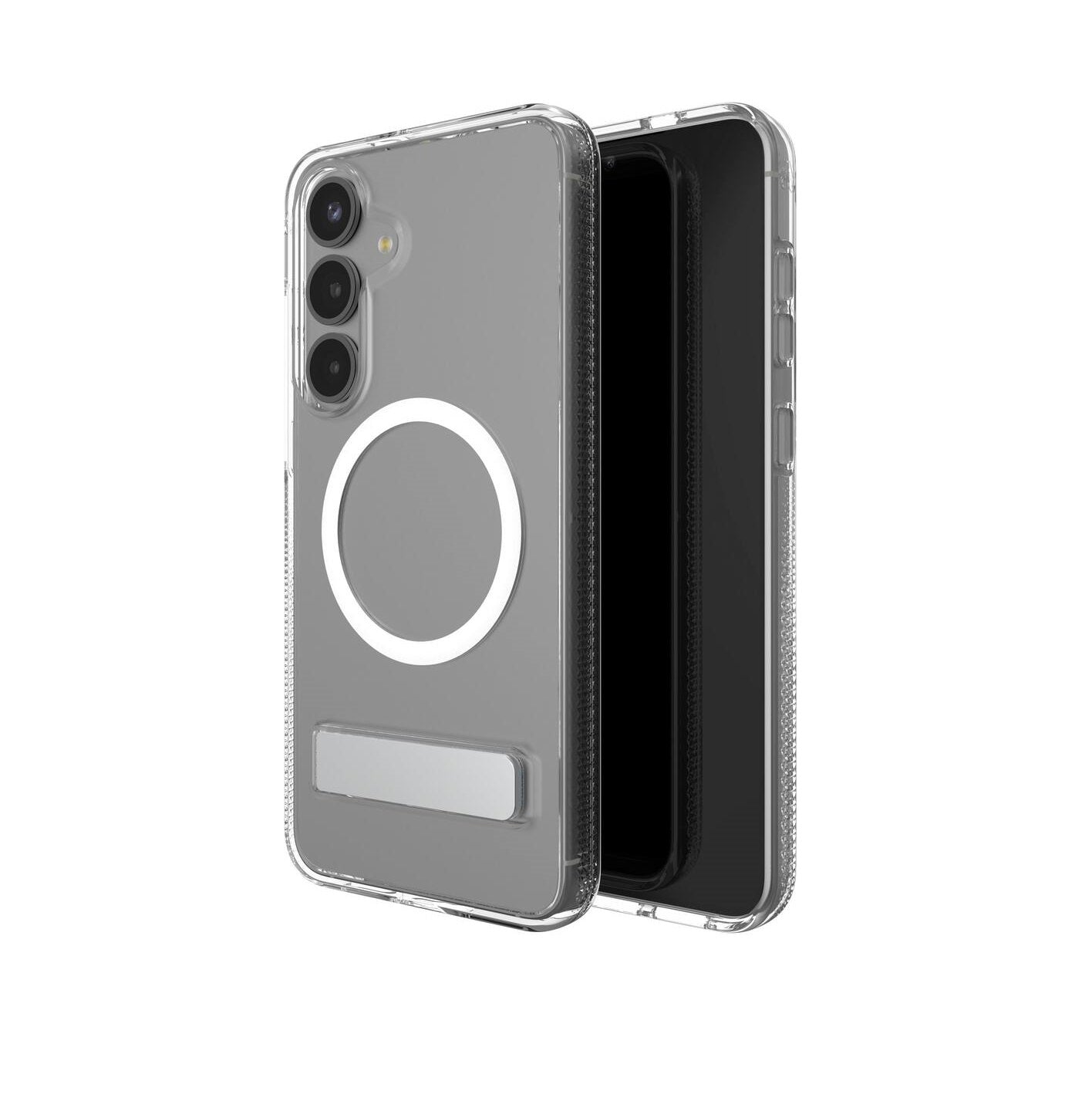 Funda Samsung S25 MagSafe Soporte Transparente - ZAGG Crystal Palace