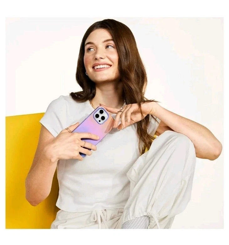 Funda OtterBox Symmetry iPhone 15 Pro Rosa Pastel MagSafe
