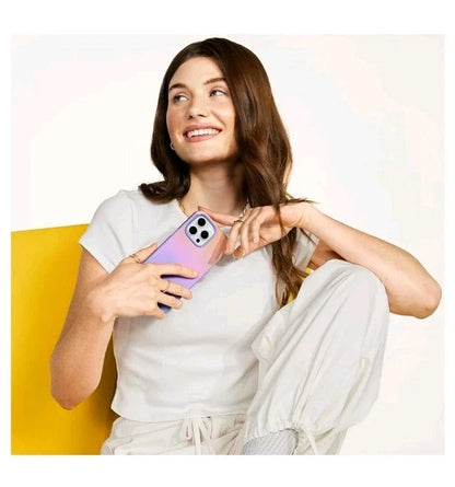Funda OtterBox Symmetry iPhone 15 Pro Rosa Pastel MagSafe